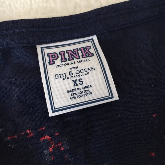 VS PINK Boston Red Sox Cropped Oversized Tee - Picture 4 of 12